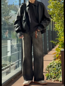 「アイテム（キーホルダー）」を使った、ひらひらさん（メンズ・180cm）の秋コーディネート