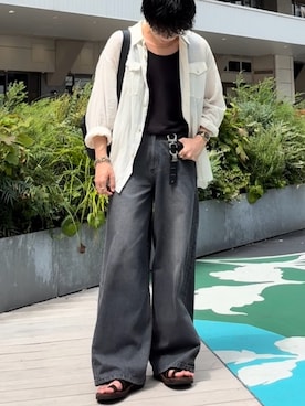 「アイテム（キーケース/キーアクセサリー）」を使った、ひらひらさん（メンズ・180cm）の夏コーディネート