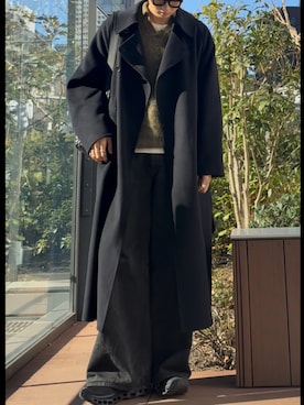 「guepard（ギュパール）のアイテム」を使った、ひらひらさん（メンズ・180cm）の冬コーディネート