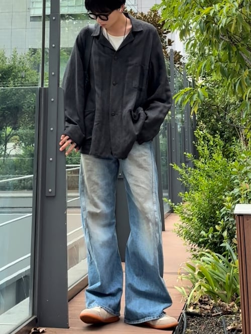 LIDNM（リドム）の「RAYON LINEN CHORE JACKET（その他アウター