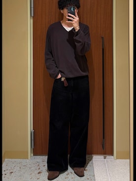 「Llife（ライフ）のアイテム」を使った、ひらひらさん（メンズ・180cm）の秋コーディネート