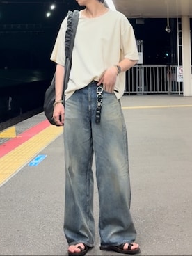 「アイテム（リング）」を使った、ひらひらさん（メンズ・180cm）の夏コーディネート