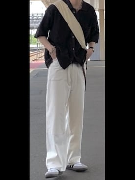 「アイテム（ウォレットチェーン）」を使った、ひらひらさん（メンズ・180cm）の夏コーディネート