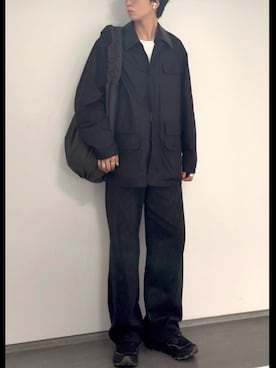 「YLEVE（イレーヴ）のアイテム」を使った、ひらひらさん（メンズ・180cm）の秋コーディネート