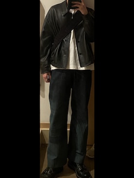 「Hender Scheme（エンダースキーマ）のアイテム（シューズ）」を使った、ひらひらさん（メンズ・180cm）の秋コーディネート