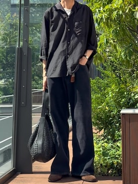 「Llife（ライフ）のアイテム」を使った、ひらひらさん（メンズ・180cm）の秋コーディネート