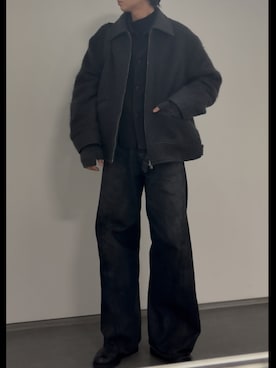 「アイテム（アームカバー）」を使った、ひらひらさん（メンズ・180cm）の冬コーディネート