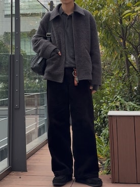 「アイテム（アームカバー）」を使った、ひらひらさん（メンズ・180cm）の秋コーディネート