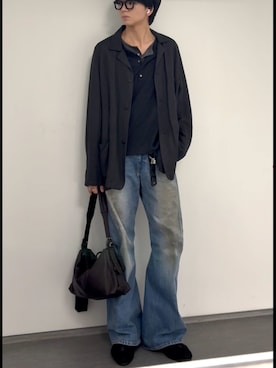 「guepard（ギュパール）のアイテム」を使った、ひらひらさん（メンズ・180cm）の春コーディネート
