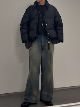 「アイテム（アームカバー）」を使った、ひらひらさん（メンズ・180cm）の冬コーディネート