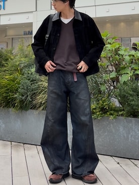 「NVRFRGT（ネヴァーフォーゲット）のアイテム」を使った、ひらひらさん（メンズ・180cm）の春コーディネート