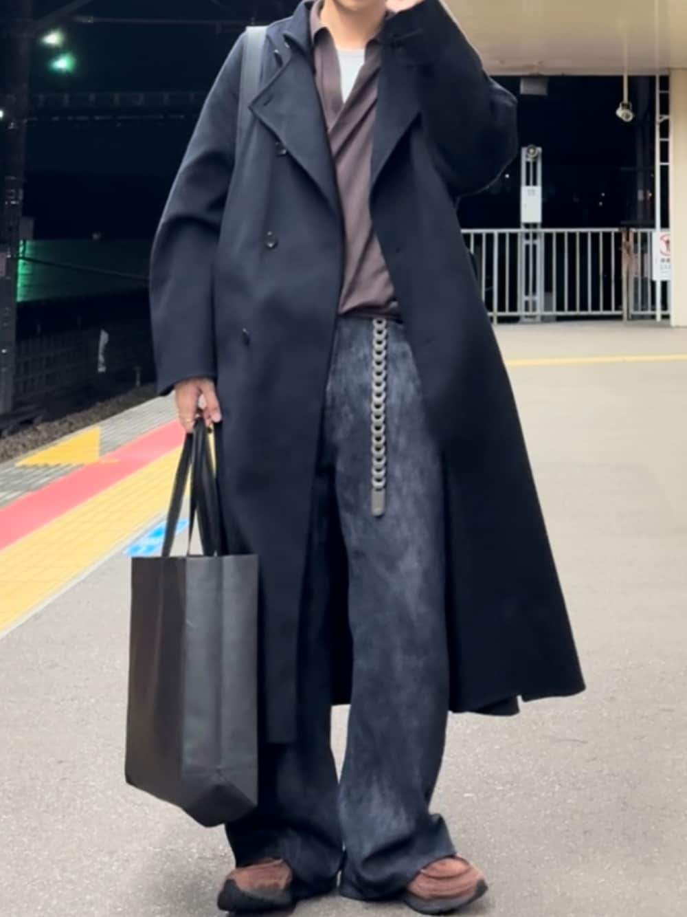 Llife（ライフ）の「Llife COW LEATHER MESH BAG（ショルダーバッグ