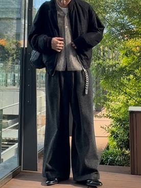 「アイテム（リング）」を使った、ひらひらさん（メンズ・180cm）の秋コーディネート