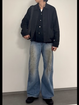 「LIDNM（リドム）のアイテム（ジャケット/アウター）」を使った、ひらひらさん（メンズ・180cm）の春コーディネート
