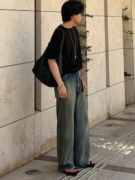 「アイテム（アクセサリー）」を使った、ひらひらさん（メンズ・180cm）の夏コーディネート