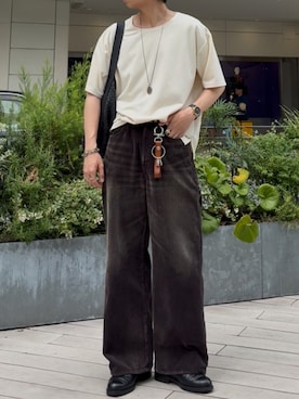 「アイテム（キーホルダー）」を使った、ひらひらさん（メンズ・180cm）の夏コーディネート