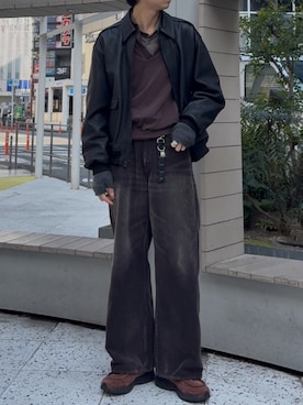 ひらひらさん（メンズ・180cm）の冬コーディネート