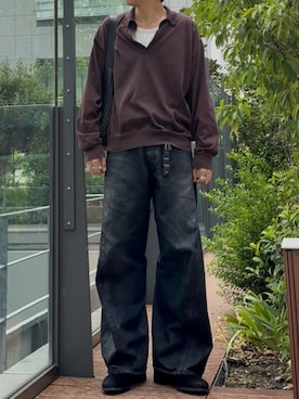 「アイテム（キーケース/キーアクセサリー）」を使った、ひらひらさん（メンズ・180cm）の秋コーディネート
