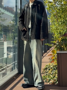 「アイテム（ウォレットチェーン）」を使った、ひらひらさん（メンズ・180cm）の秋コーディネート