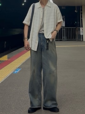 「アイテム（キーケース/キーアクセサリー）」を使った、ひらひらさん（メンズ・180cm）の秋コーディネート