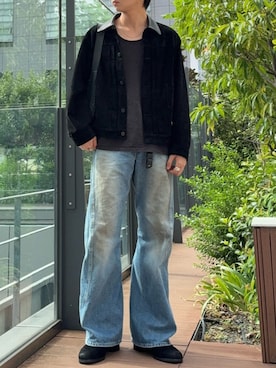 「アイテム（ブルゾン）」を使った、ひらひらさん（メンズ・180cm）の秋コーディネート