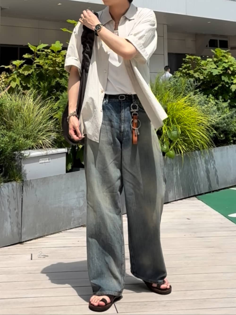 LIDNM / Llife ONLINE STORE / SEMI WIDE HERITAGE DENIM PANTS