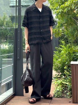 「Llife（ライフ）のアイテム」を使った、ひらひらさん（メンズ・180cm）の夏コーディネート