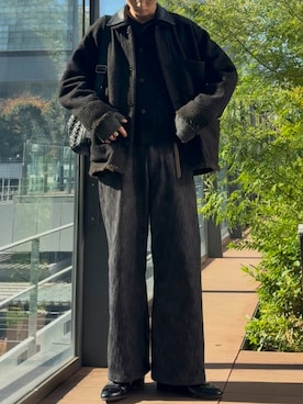 「アイテム（カバーオール）」を使った、ひらひらさん（メンズ・180cm）の秋コーディネート