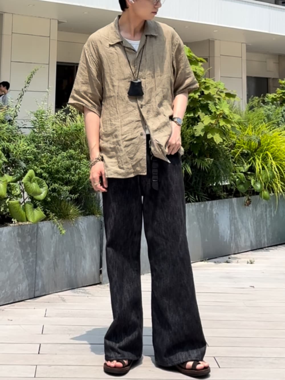 LIDNM（リドム）の「XX SLUB BAGGY DENIM（デニムパンツ）」 - WEAR