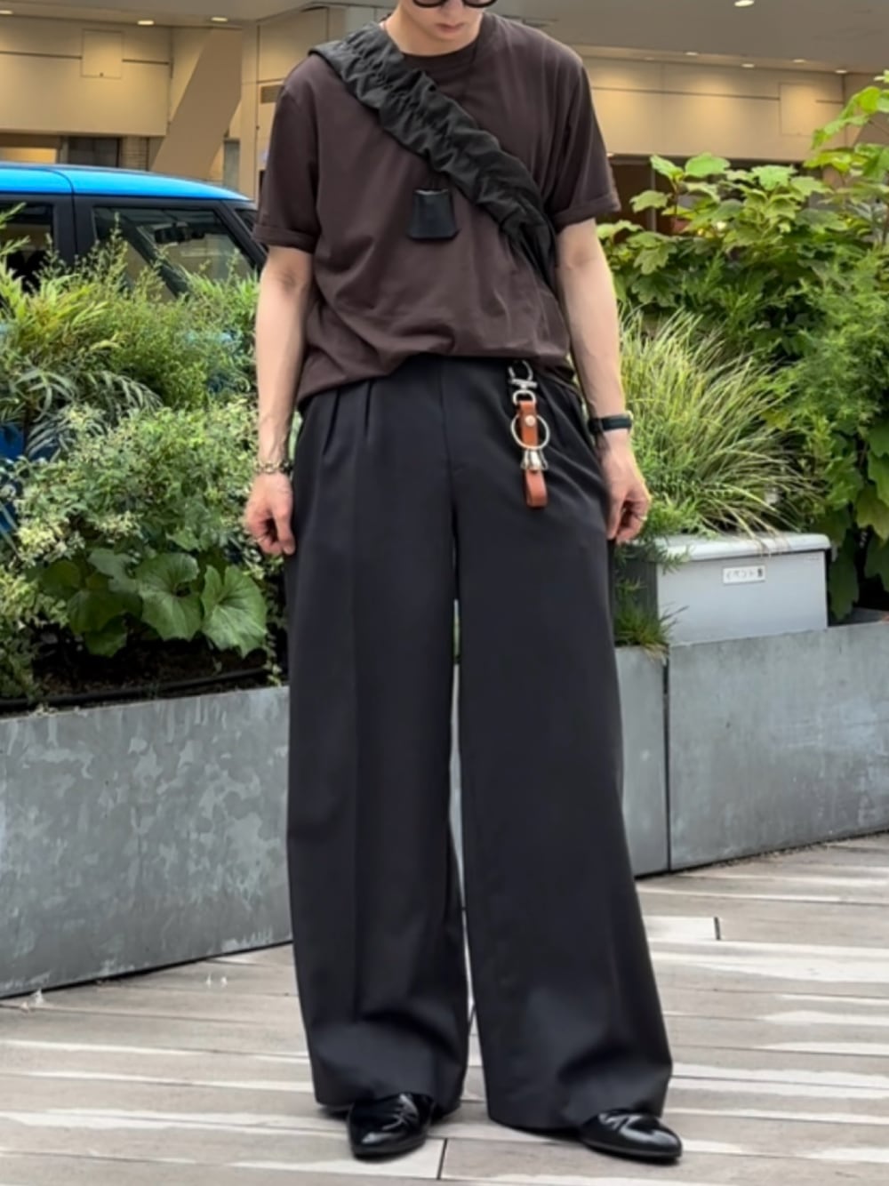 パンツ Llife DOBBY MESH BAGGY SLACKS LIDNM / Llife ONLINE STORE / Llife DOBBY MESH BAGGY SLACKS