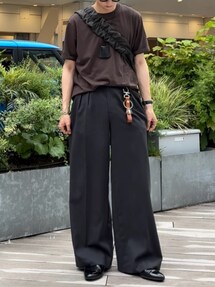 Llife（ライフ）の「Llife DOBBY MESH BAGGY SLACKS（スラックス