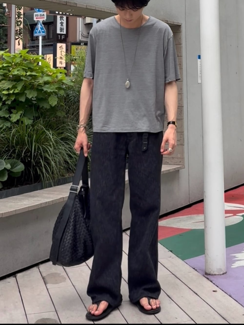 Llife（ライフ）の「Llife COW LEATHER MESH BAG（ショルダーバッグ