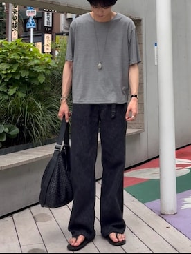 Llife COW LEATHER MESH BAGを使った人気ファッションコーディネート