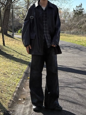 「NVRFRGT（ネヴァーフォーゲット）のアイテム」を使った、ひらひらさん（メンズ・180cm）の春コーディネート