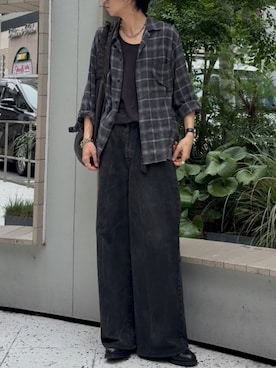 「アイテム（アクセサリー）」を使った、ひらひらさん（メンズ・180cm）の秋コーディネート