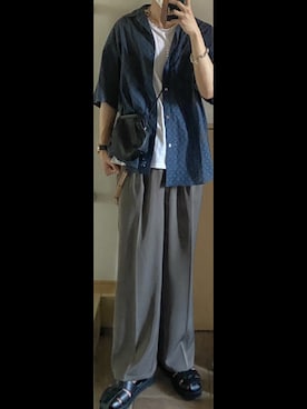 ひらひらさん（メンズ・180cm）の夏コーディネート