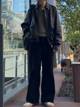 「アイテム（アームカバー）」を使った、ひらひらさん（メンズ・180cm）の冬コーディネート