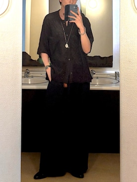 「アイテム（リング）」を使った、ひらひらさん（メンズ・180cm）の夏コーディネート