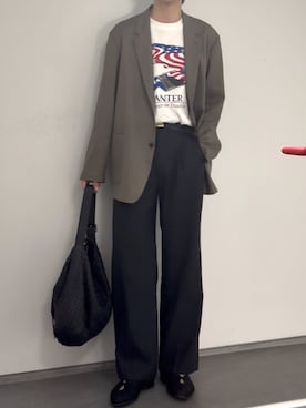 「Post Production（ポストプロダクション）のアイテム」を使った、ひらひらさん（メンズ・180cm）の春コーディネート