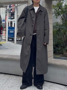 「KLEMAN（クレマン）のアイテム」を使った、ひらひらさん（メンズ・180cm）の冬コーディネート