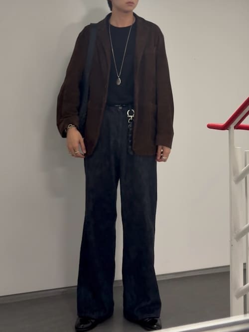 LIDNM（リドム）の「Goat Suede Tailored Jacket（テーラード