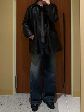 「アイテム（その他アウター）」を使った、ひらひらさん（メンズ・180cm）の春コーディネート