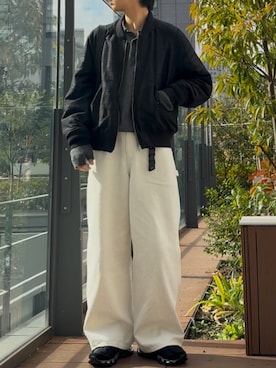 「アイテム（アームカバー）」を使った、ひらひらさん（メンズ・180cm）の冬コーディネート