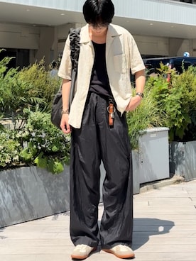 「アイテム（キーホルダー）」を使った、ひらひらさん（メンズ・180cm）の夏コーディネート