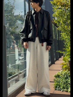 「アイテム（財布/小物）」を使った、ひらひらさん（メンズ・180cm）の秋コーディネート