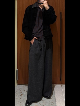 「アイテム（ブルゾン）」を使った、ひらひらさん（メンズ・180cm）の秋コーディネート