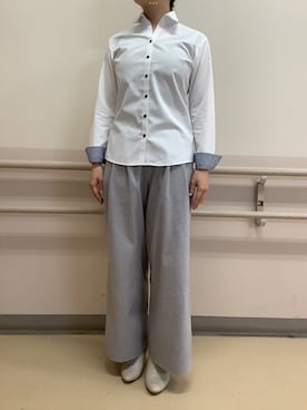 BRICK HOUSE by Tokyo Shirts 札幌苗穂イオンモール店さん（レディース・157cm）の春コーディネート