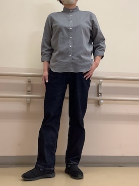 「TOKYO SHIRTS（トウキョウシャツ）のアイテム（シャツ/ブラウス）」を使った、BRICK HOUSE by Tokyo Shirts 札幌苗穂イオンモール店さん（レディース・158cm）の春コーディネート