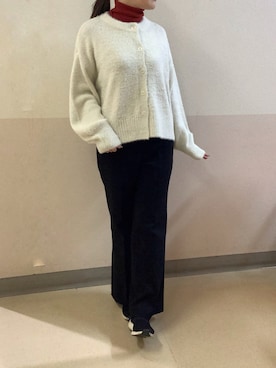 「冬コーデ」｜BRICK HOUSE by Tokyo Shirts 札幌苗穂イオンモール店さん（レディース・159cm）の秋コーディネート