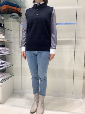 BRICK HOUSE by Tokyo Shirts 札幌苗穂イオンモール店さん（レディース・159cm）の秋コーディネート